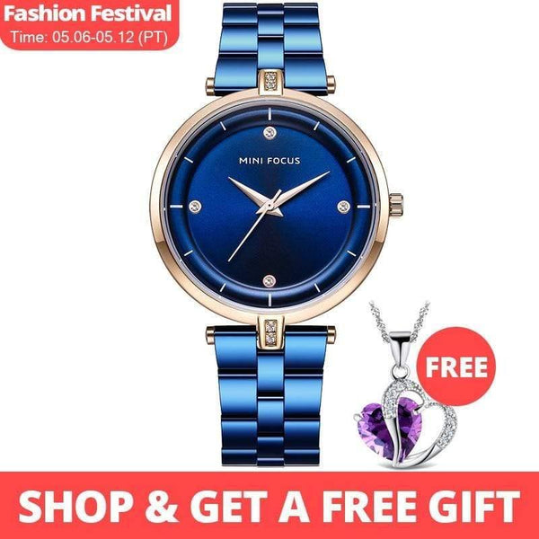 Planet Gates Rose Gold Watches Women Top Brand Luxury Quartz Watch Women Fashion Relojes Mujer Stainless Steel Ladies Quartz Wrist Watches