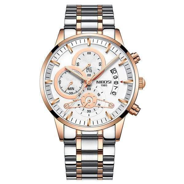 Planet Gates Rose Gold White S 1 Watch Men Gold And Black Mens Watches Top Brand Luxury Sports Watches  Reloj Hombre Waterproof
