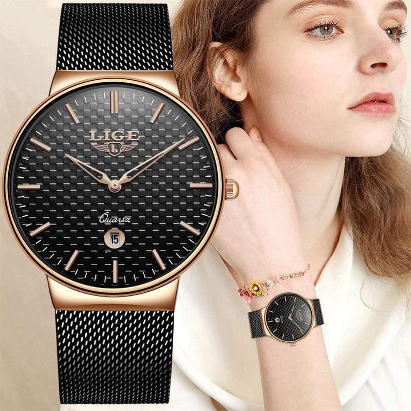 Planet Gates rose gold white Women Quartz Watch For Montre Femme  Female Clock Relogio Feminino Ladies Gold Watch
