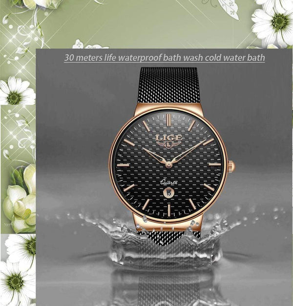 Planet Gates rose gold white Women Quartz Watch For Montre Femme  Female Clock Relogio Feminino Ladies Gold Watch