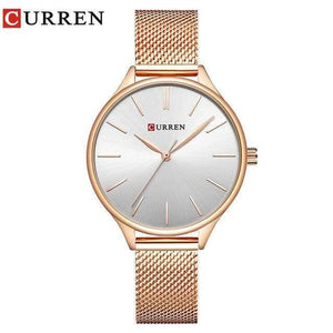 Planet Gates Rose gold white Women Watches Luxury Wrist watch relogio feminino Clock for Women Milanese Steel Lady Rose Gold Quartz Ladies Watch New