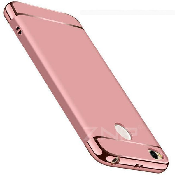 Planet Gates Rose gold ZNP Luxury Hard Back Electroplate Shockproof Cases For Xiaomi Redmi 4X Case 4X Phone Cover For Redmi 4X Case Protective shell
