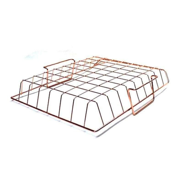 Planet Gates Rose Golden Office School Supplies Desk Accessories Organizer File Tray Mesh Wire Metal Document Tray Stackable File Tray