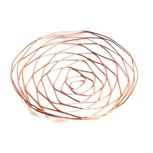 Planet Gates Rose Golden Round Shape Office School Supplies Desk Accessories Organizer Stationery Holder Iron Mesh Wire Holder