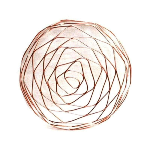 Planet Gates Rose Golden Round Shape Office School Supplies Desk Accessories Organizer Stationery Holder Iron Mesh Wire Holder