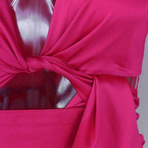 Planet Gates Rose / L Autumn Women Dress Mini Solid V Neck Sexy Dresses Solid Bodycon Elegant Long Sleeve Party Swimwear Woman Kylie Jenner Dress