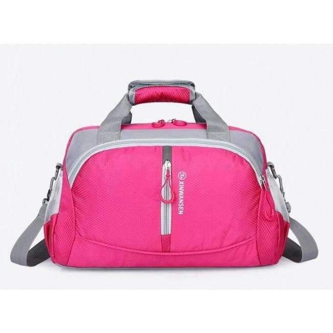 Planet Gates Rose Nylon Waterproof Sports Gym Bag Women Men For Gym Fitness Training Shoulder Travel Handbag yoga Bag Luggage