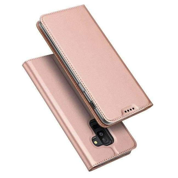 Planet Gates Rose Pink / For A6 2018 Samsung Galaxy A8 2018 Case Luxury PU Leather Flip Cover For Samsung Galaxy A6 Plus 2018 J7 2017 J3 J5 Phone Cases