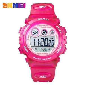 Planet Gates rose pink Sport Children Watch Waterproof LED Digital Kids Watches Luxury Electronic Watch for Kids Children Boys Girls Gifts