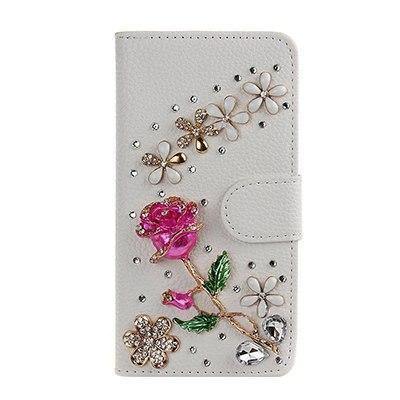 Planet Gates Rose / PU leather Diamond Flip Leather Phone Case For Huawei P8 LITE 2017/P9 LITE 2017/Honor 8 lite,Wallet Style Cover With Card Slot
