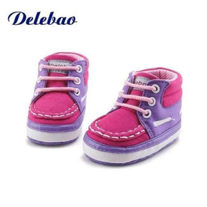 Planet Gates Rose Red / 1 Autumn Spring Frosted Texture Soft Bottom Toddler Shoes By Hand Baby Shoes Cotton Shoes Keep Warm Lace Up First Walkers