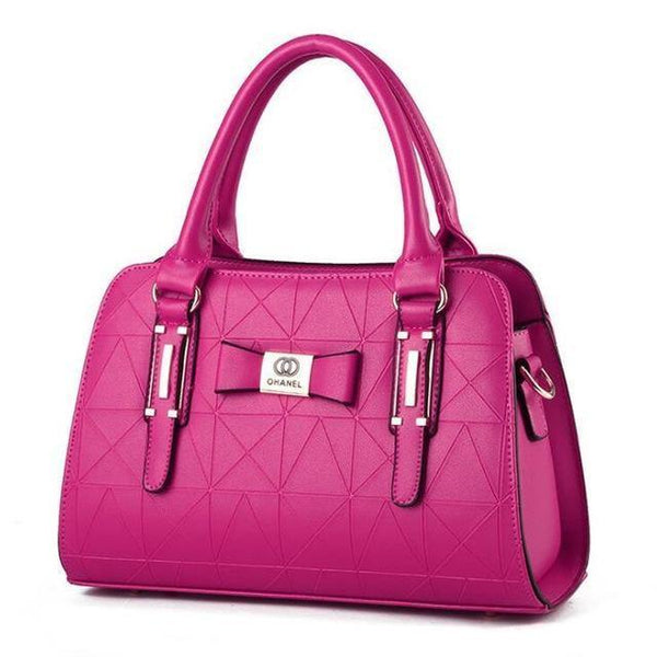 Planet Gates rose red / 32CMX13CMX23CM Luxury Women Handbag PU Leather Shoulder Bags Lady Large Capacity Crossbody Hand Bag Sac A Main