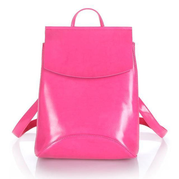 Planet Gates Rose Red / China Women Backpack High Quality Youth Leather Backpacks for Teenage Girls Female School Shoulder Bag