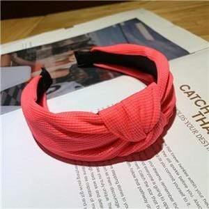 Fashion Neon Color Cloth Women Hairbands Bow-knot Girl's Headbands Lady's Headwear Hair Accessories