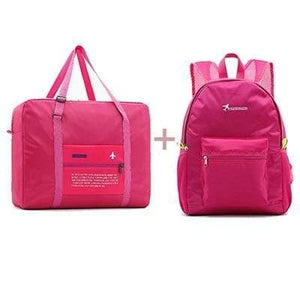 Planet Gates rose red Fashion Women Travel Bags Unisex Luggage Bags Nylon Folding Large Capacity Luggage Travel Bags Portable Men Handbag wholesa