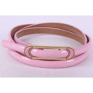 Planet Gates Rose Red Free Shipping 2018 New Fashionable  Womens Red Yellow Green Candy Color Shinny Belt For Ladiy Female