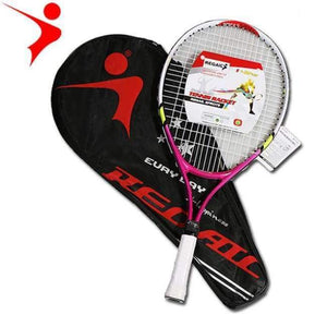 Planet Gates Rose red Junior Tennis Racquet Raquette Training Racket for Kids Youth Childrens Tennis Rackets with Carry Bag Hot