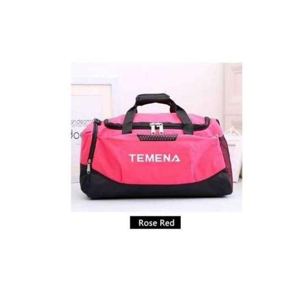 Planet Gates Rose Red New Men Sport Gym Bag Lady Women Fitness Travel Handbag Outdoor Bags with Separate Space For Shoes sac de sport