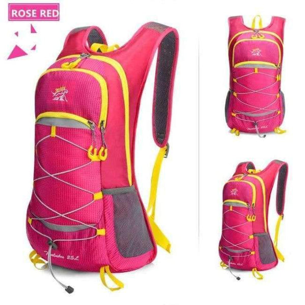 Planet Gates rose red / Other Riding Cycling Backpack 25L Waterproof Camping Backpacks  Nylon Sports Bag For Bicycle Light Men Women Travel Bags WX026