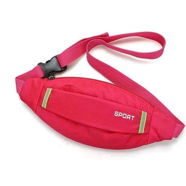 Planet Gates rose red Running Waist Belt Bag Waterproof Phone Holder Jogging Belly Fanny Pack Men Women Gym Fitness Bag Sport Accessories