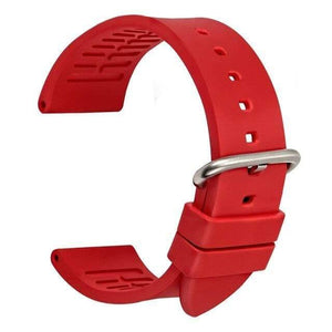Planet Gates Rose red  S / 22mm 20mm 22mm 24mm fluororubber rubber watchbands orange sports smart watch band strap watch accessories bracelet belt