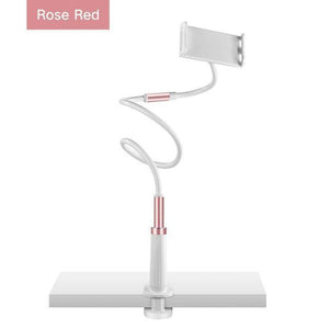 Planet Gates Rose Red Ugreen Phone Holder Stand for iPhone 8X 360 Rotation Long Arm Mobile Phone Holder for iPad Tablets 3.7-10.6 inches Lazy Holders