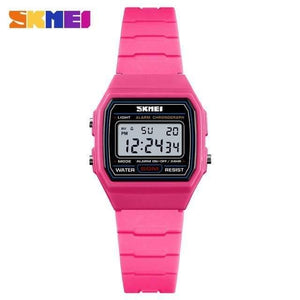 Planet Gates Rose red watch Kids Watches Sports Style Waterproof Wristwatch Alarm Clock Luminous Digital Watches Relogio Children Watch 1460