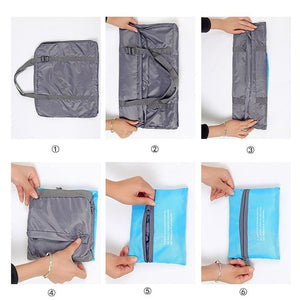 Planet Gates Rose Red Waterproof Nylon Travel Bags Organizer Packing Cubes Women Men Large Capacity Folding Duffle Bag Luggage Girl holiday Bag