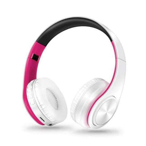 Planet Gates Rose red Wireless Headphones Bluetooth Headset Earphone Headphone Earbuds Earphones With Microphone For PC mobile phone music