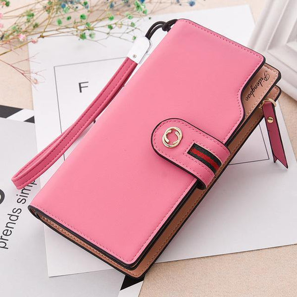 Planet Gates rose red Women Wallets Phone Purse Long Hasp Female Purse Women's Wallet Ladies Wallet Purse For Girls Portefeuille Carteira
