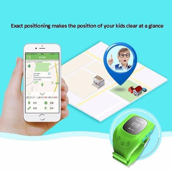 Planet Gates Rose Watch Sports Kids Smartwatches Bluetooth GPS Digital Smart Wrist Watch For Girls Boys SOS Dial Call Alarm