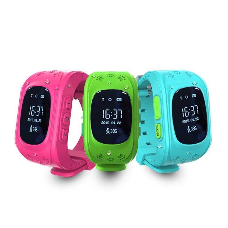 Planet Gates Rose Watch Sports Kids Smartwatches Bluetooth GPS Digital Smart Wrist Watch For Girls Boys SOS Dial Call Alarm