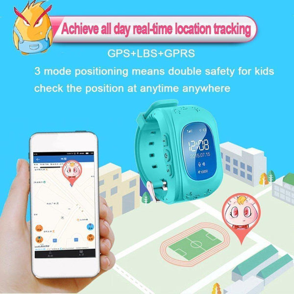 Planet Gates Rose Watch Sports Kids Smartwatches Bluetooth GPS Digital Smart Wrist Watch For Girls Boys SOS Dial Call Alarm