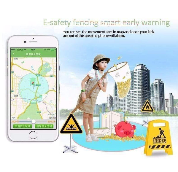 Planet Gates Rose Watch Sports Kids Smartwatches Bluetooth GPS Digital Smart Wrist Watch For Girls Boys SOS Dial Call Alarm