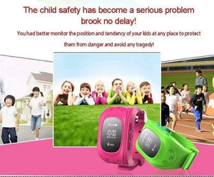 Planet Gates Rose Watch Sports Kids Smartwatches Bluetooth GPS Digital Smart Wrist Watch For Girls Boys SOS Dial Call Alarm