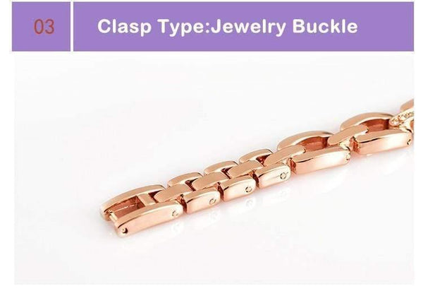 Planet Gates Rose Watch Women Bracelet Gold Rhinestone Ladies Quartz-watch Waterproof Shockproof with Original Gift Box