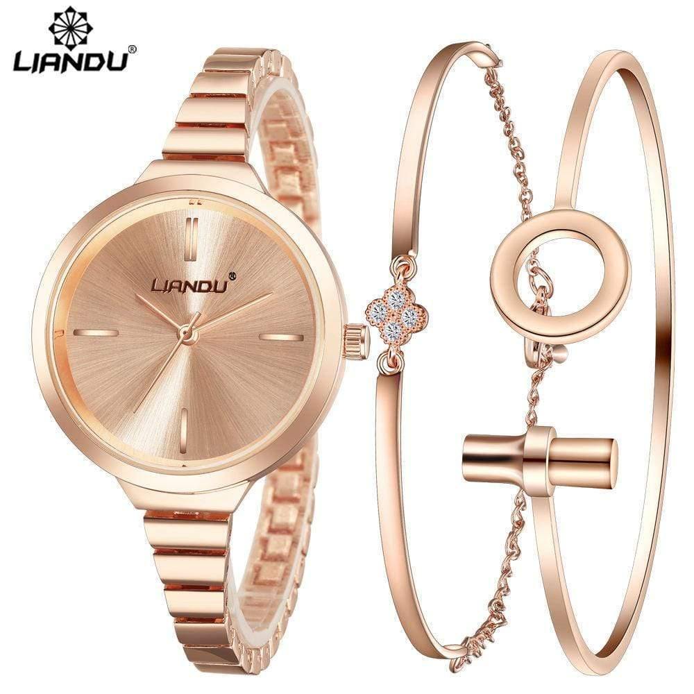 Planet Gates Rose Watch Women Rose Gold Bracelet Watch Luxury Jewelry Ladies Female Girl Casual Quartz Wristwatches relogio feminino