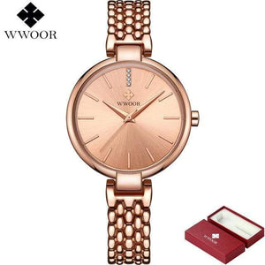 Planet Gates Rose Watches Women Quartz Watch Ladies Brand Fashion Waterproof Bracelet Wrist Watch Female Clock Relogio Feminino