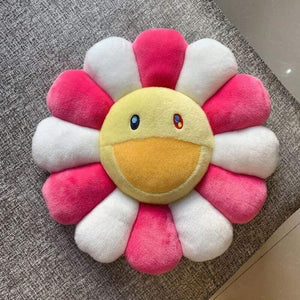 40cm-60cm Sunflower Pillow Soft Flower Stuffed Doll Kawaii Kaikai Kiki Colorful Plush Toy Cushion Gift Sunflower Cushion
