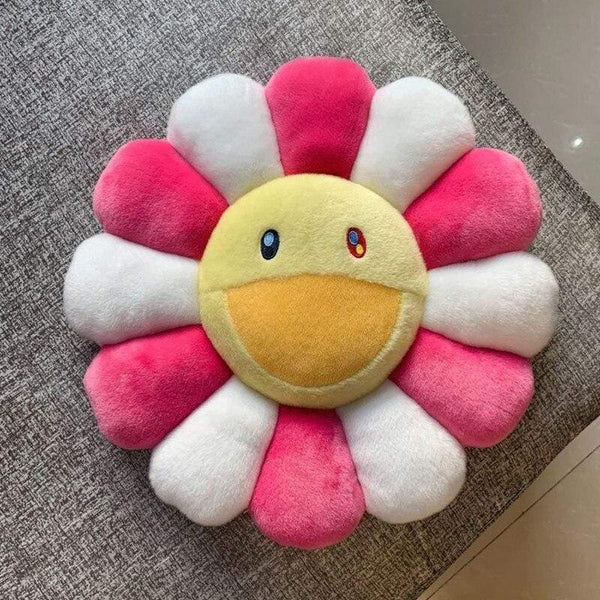40cm-60cm Sunflower Pillow Soft Flower Stuffed Doll Kawaii Kaikai Kiki Colorful Plush Toy Cushion Gift Sunflower Cushion