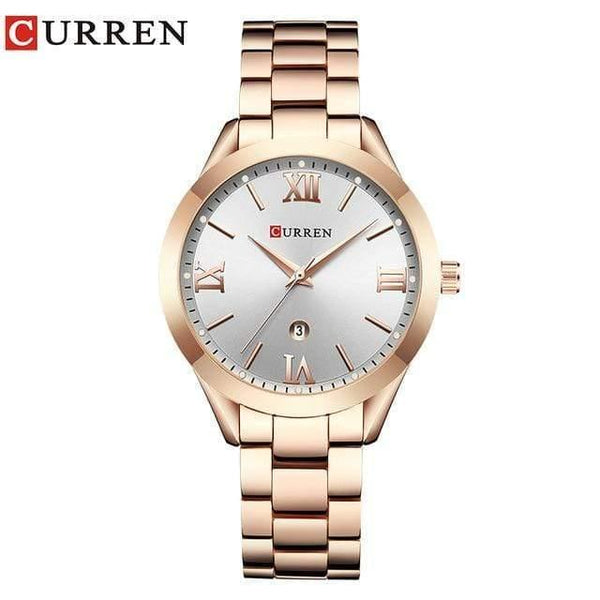Planet Gates rose white Watch Women Watches Ladies 9007 Steel Women's Bracelet Watches Female Clock Relogio Feminino Montre Femme