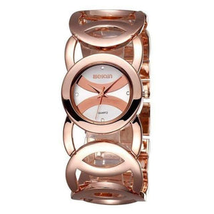 Planet Gates Rose White Women Watches Color Forever Gold Luxury Brand Bracelet Watch Women Dress Stainless Steel Ladies Watch Girl