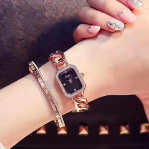 Planet Gates rose Women Watch Luxury Fashion Quartz-watch Women Casual Chain Bracelet Wristwatches Reloj Mujer Montre Femme