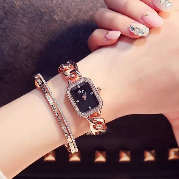 Planet Gates rose Women Watch Luxury Fashion Quartz-watch Women Casual Chain Bracelet Wristwatches Reloj Mujer Montre Femme