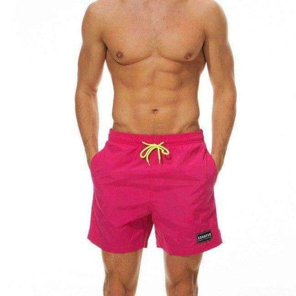 Planet Gates rose / XL 2018 Бански костюми за мъже Бански костюми за мъже Мъжки бански слипове Maillot De Bain Homme Бански костюм Бермуди Сърф Плажно облекло Мъжки шорти за борд