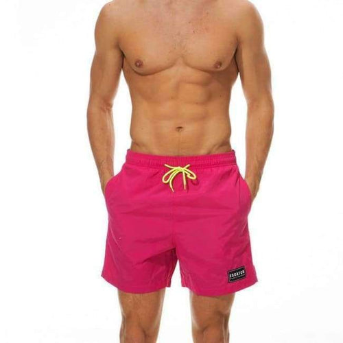 Planet Gates rose / XL Swimwear Men Swimming Trunks Mens Swim Briefs Maillot De Bain Homme Bathing Suit Bermuda Surf Beach Wear Man Board Shorts