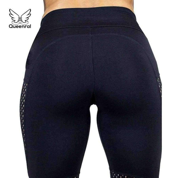 Planet Gates Rose / XXL Fitness Women Trousers Patchwork Leggings Push Up Leggins Skinny High Waist Elastic Workout Pants Leggins