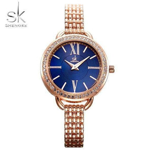 Planet Gates rosegold Jewelry Gifts For Women's Luxury Black Steel Quartz Watch Brand Women Watches Fashion Ladies Clock Relogio Feminino
