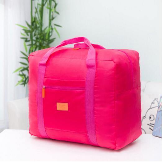 Planet Gates RoseRed Fashion WaterProof Travel Bag Large Capacity Bag Women Nylon Folding Bag Unisex Luggage Travel Handbags Unisex Travel Bags