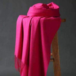 Planet Gates rosy DANKEYISI Luxury Winter Scarf Women Thicken Warm Scarves Wool Cashmere Scarf Man Wrap Pashmina Tassels Solid Color Scarf hijab